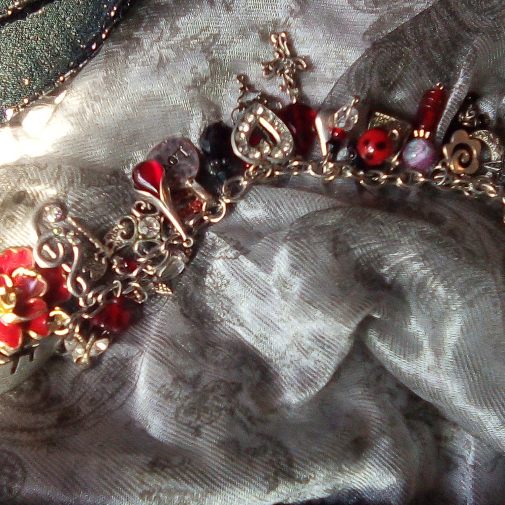 Charm Bracelet can be adjusted to anklet or necklace.w/ Gift Box